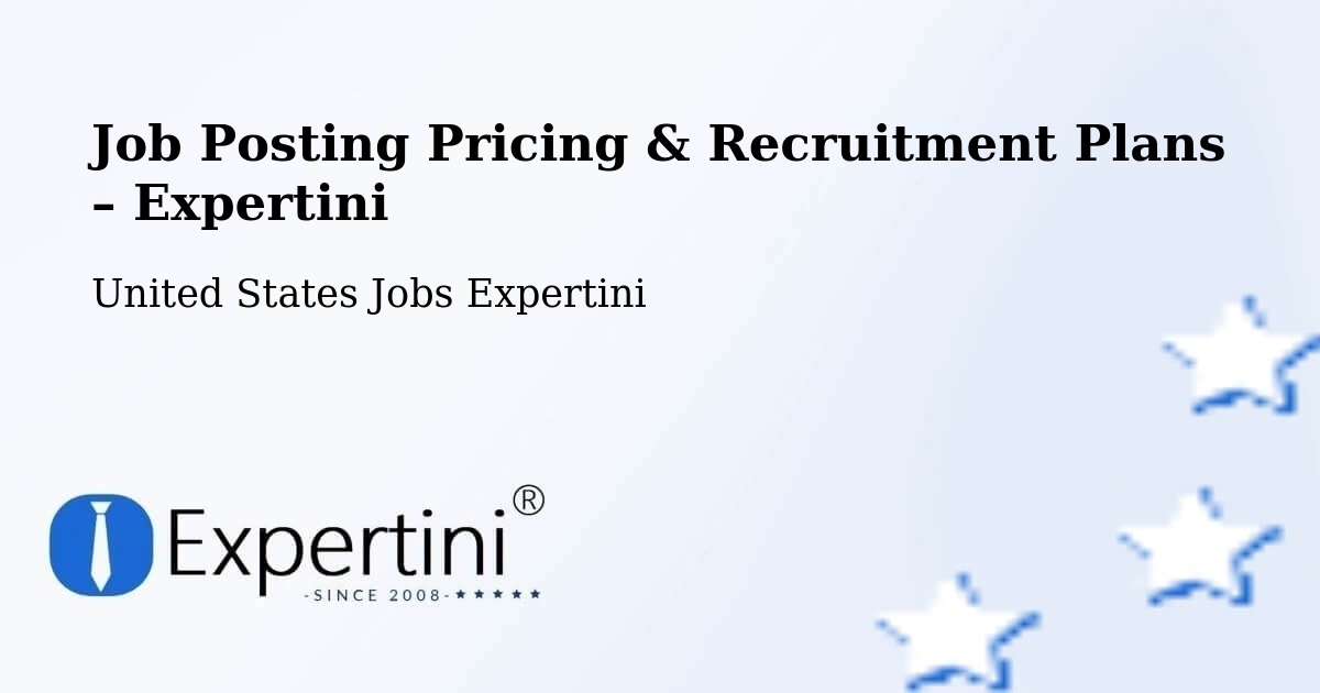Job Posting Pricing & Recruitment Plans – Green Bay - Green Bay, United States Jobs Expertini